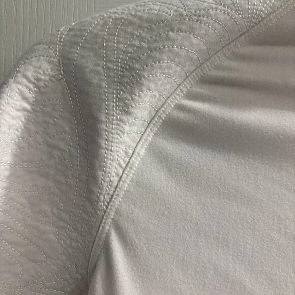LULULEMON ATHLETICAEMBROIDERED DEFINE 1/4 ZIP PULLOVER JACKET SIZE 4